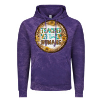 Cloud Purple teacher of tiny earrings Vintage Hoodie - BundleAndBundleShop