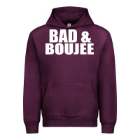 Mauve Wine bad & boujee Urban Hoodie - artisFamous