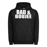 Pigment Black bad & boujee Urban Hoodie - artisFamous