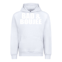 White bad & boujee Urban Hoodie - artisFamous