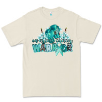 Bone ovarian cancer warrior Premium Tee - CowGirlArtShop