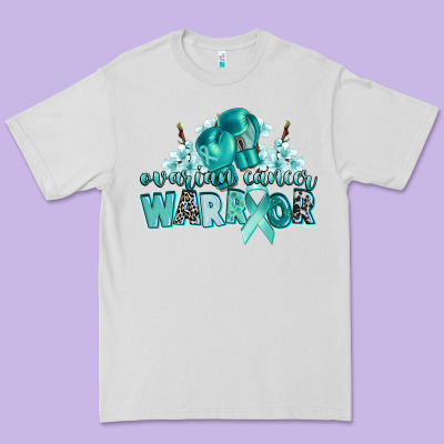 Ovarian Cancer Warrior Premium Tee Designed By Cowgirlartshop