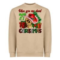 Mushroom when you are dead inside its Christmas Heavyweight Sweatshirt - AdoDesignShop