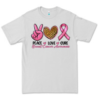 Dove Grey peace love cure Premium Tee - RanaPortraitStore