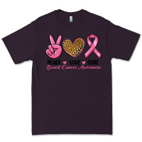 Plum peace love cure Premium Tee - RanaPortraitStore