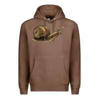 Chestnut snail Premium Hoodie - LillyAllenDesigns