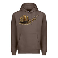 Coffee snail Premium Hoodie - LillyAllenDesigns