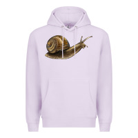 Lilac snail Premium Hoodie - LillyAllenDesigns