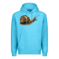 Ocean Blue snail Premium Hoodie - LillyAllenDesigns