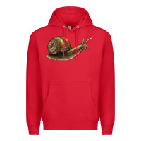Red snail Premium Hoodie - LillyAllenDesigns