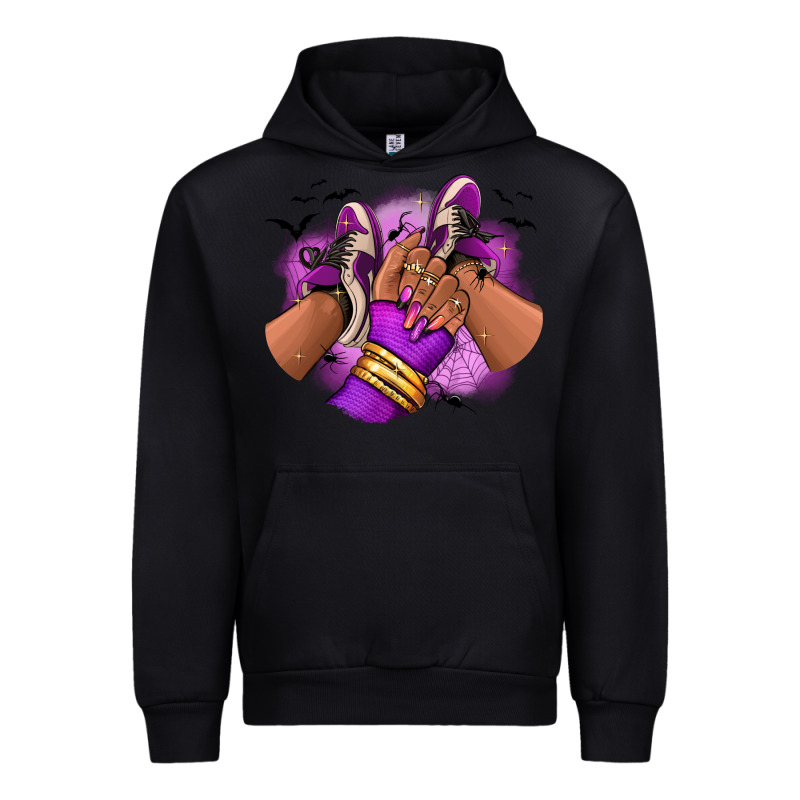 Halloween Afro Sneakers Urban Hoodie by RanaPortraitStore | Teevron