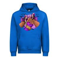 Cobalt Halloween afro sneakers Urban Hoodie - RanaPortraitStore