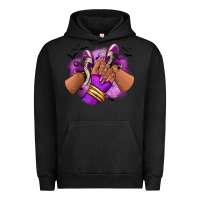 Pigment Black Halloween afro sneakers Urban Hoodie - RanaPortraitStore