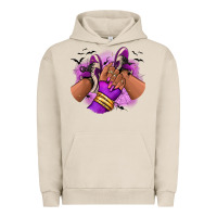 Pigment French Oak Halloween afro sneakers Urban Hoodie - RanaPortraitStore