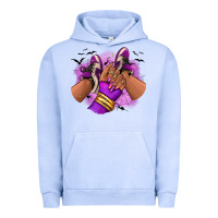 Pigment Grape Ice Halloween afro sneakers Urban Hoodie - RanaPortraitStore