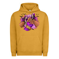 Pigment Peanut Butter Halloween afro sneakers Urban Hoodie - RanaPortraitStore