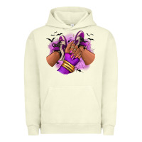 Pigment Pistachio Halloween afro sneakers Urban Hoodie - RanaPortraitStore