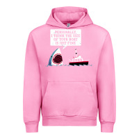 Fuchsia Pink polite jaws Urban Hoodie - artisFamous