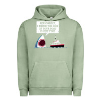 Pigment Oil Green polite jaws Urban Hoodie - artisFamous