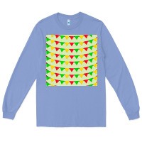 Colony Blue mexico seamless pattern Long Sleeve Tee - FaDigitalArtStudio