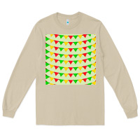 Mushroom mexico seamless pattern Long Sleeve Tee - FaDigitalArtStudio