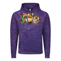 Cloud Purple Cows and coffee Vintage Hoodie - FaDigitalArtStudio