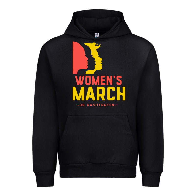 Women March On Washington Urban Hoodie by artisFamous | Teevron