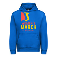 Cobalt women march on washington Urban Hoodie - artisFamous