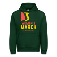 Forest Green women march on washington Urban Hoodie - artisFamous