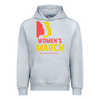 Heather Grey women march on washington Urban Hoodie - artisFamous