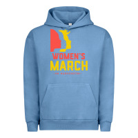 Pigment Pebble Blue women march on washington Urban Hoodie - artisFamous