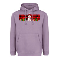 Lavender Christmas snowman Heavyweight Hoodie - JahusDesignShop