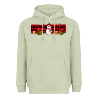 Matcha Christmas snowman Heavyweight Hoodie - JahusDesignShop