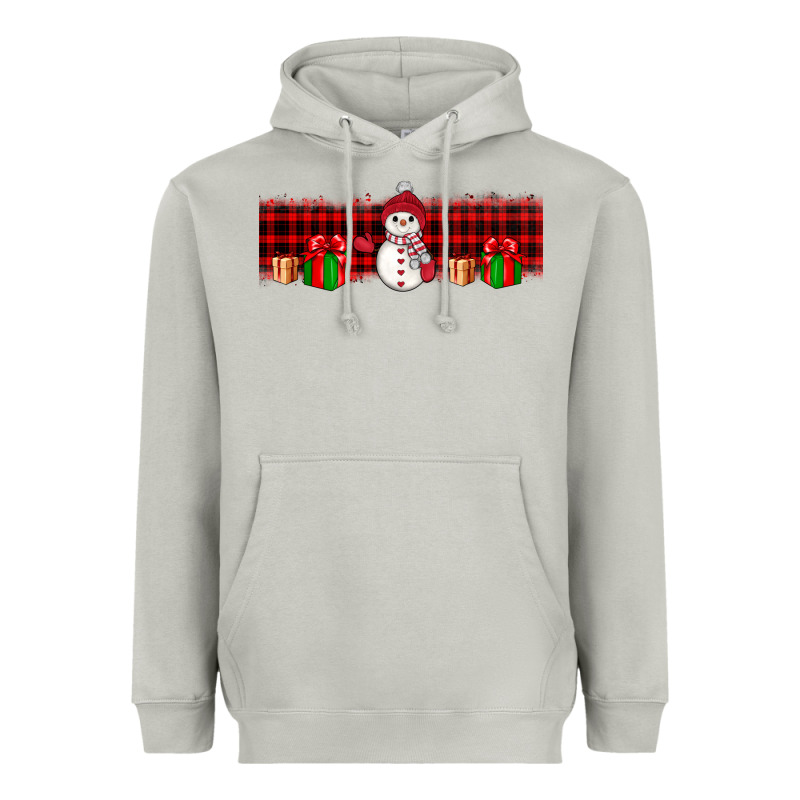 Christmas Snowman Heavyweight Hoodie by JahusDesignShop | Teevron