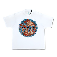 White Est. 1776 Urban Heavy Tee - FaDigitalArtStudio