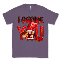 Lavender I gnome you with roses Valentine's Day Classic Tee - HowdyJamesFarm