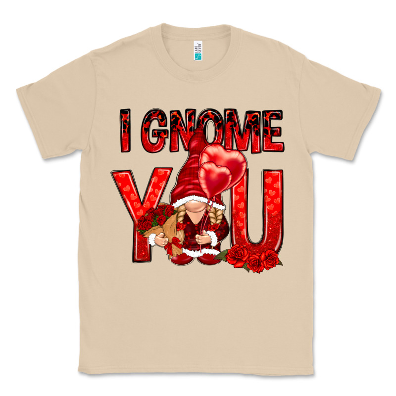 I Gnome You With Roses Valentine's Day Classic Tee by HowdyJamesFarm | Teevron