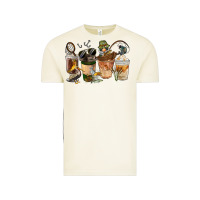 Vintage Arctic Fishing Coffee Cups Vintage Tee - FaDigitalArtStudio