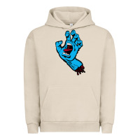 Pigment French Oak santacruz screaming hand Urban Hoodie - artisFamous