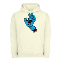 Pigment Pistachio santacruz screaming hand Urban Hoodie - artisFamous