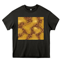 Asphalt gold glitter with leopard pattern Heavy Core Tee - TumblerDesignByShophia