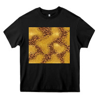 Black gold glitter with leopard pattern Heavy Core Tee - TumblerDesignByShophia
