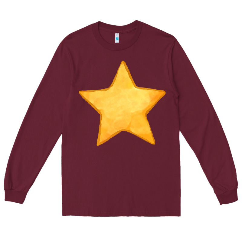 Yellow Star Long Sleeve Tee by FaDigitalArtStudio | Teevron
