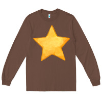 Chestnut yellow star Long Sleeve Tee - FaDigitalArtStudio
