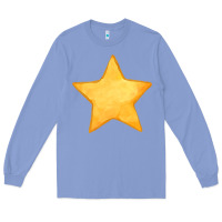 Colony Blue yellow star Long Sleeve Tee - FaDigitalArtStudio
