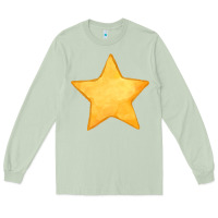 Matcha yellow star Long Sleeve Tee - FaDigitalArtStudio