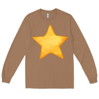 Toasted Coconut yellow star Long Sleeve Tee - FaDigitalArtStudio