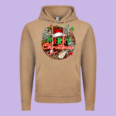Merry Christmas Vintage Hoodie Designed By Fadigitalartstudio