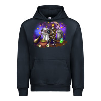 Navy Cow Halloween Urban Hoodie - RanaPortraitStore