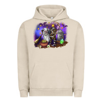 Pigment French Oak Cow Halloween Urban Hoodie - RanaPortraitStore